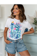 White Gildan Tee