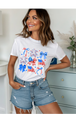White Gildan Tee