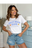 White Gildan Tee