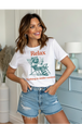 White Gildan Tee