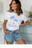White Gildan Tee
