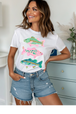 White Gildan Tee