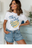 White Gildan Tee