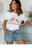 White Gildan Tee