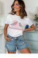 White Gildan Tee