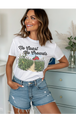 White Gildan Tee