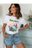 White Gildan Tee