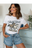 White Gildan Tee
