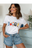 White Gildan Tee