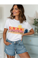 White Gildan Tee