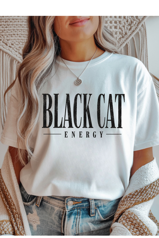 Black Cat Energy Graphic Tee