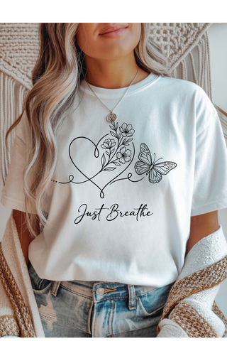 Just Breathe Graphic Tee