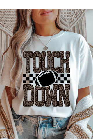 Leopard Touch Down Graphic Tee