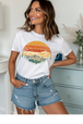 White Gildan Tee