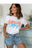 White Gildan Tee