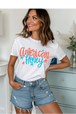White Gildan Tee