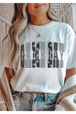White Gildan Tee