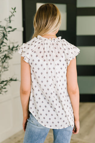 Willow Breeze Short Sleeve Blouse