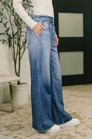 Zenim Printed Wide Leg Bottoms