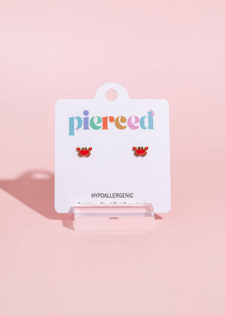 Crab Flatback Earring