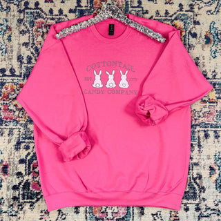 Cottontail Candy Company Embroidered Sweatshirt