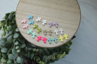 Sparkle Cross Studs