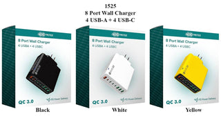 8 USB Port Wall Charger