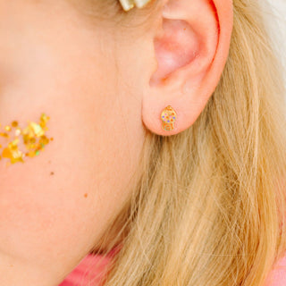 Gumball Machine Flat Back Earrings