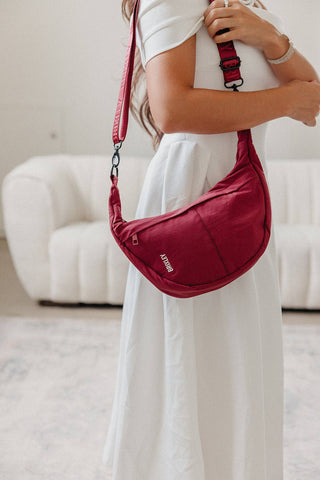 Cranberry Crescent Bag