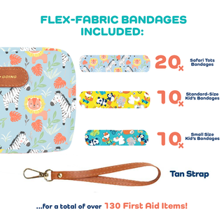 First Aid GoKit - Safari Tots (130 pcs)