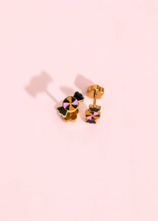Halloween Candy Flatback Earrings