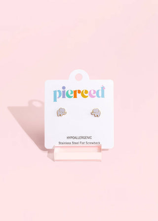 Elephant Flatback Earring