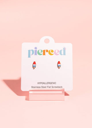 Bomb Pop Flatback Earrings