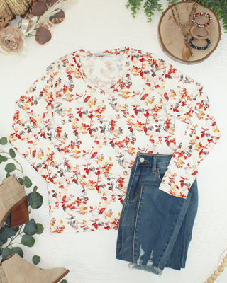 Larissa Long Sleeve - Autumn Watercolor