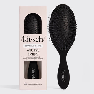 Recycled Plastic Wet/Dry Brush- Black