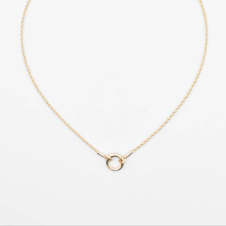 Skinny Rope Chain Charm Necklace