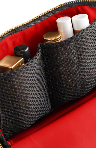 Everyday Makeup Bag — Black/Leopard