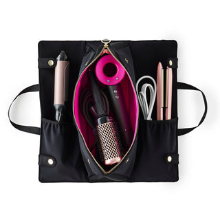 Hair Tools Bag - Black/Pink