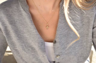 Mini Hope Cross Charm