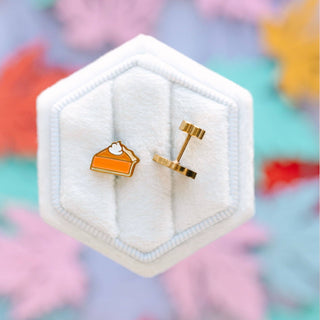 Pumpkin Pie Stud Earrings