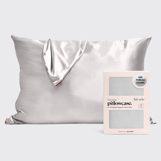 Satin Pillowcase -  Silver