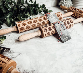 Embossed Rolling Pin Baking Gift Set