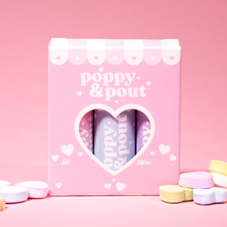 Poppy & Pout Trio Lip Balm Gift Set