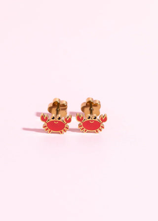 Crab Flatback Earring