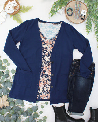 Cori Cardigan - Navy