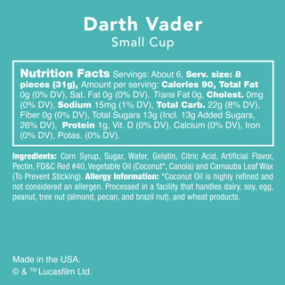 Candy Club Darth Vader Candy Gummies