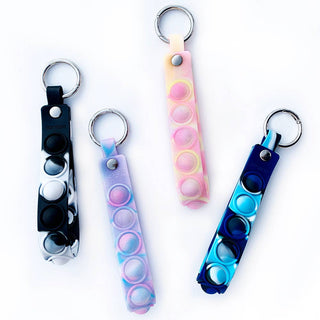 OMG Pop Fidgety Loop Keychains