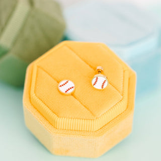 Baseball Stud Earrings