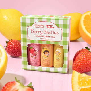 Poppy & Pout Limited Edition Lip Balm Trio - Berry Besties