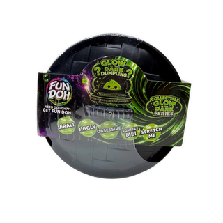 Fun Doh Glow In Dark Mystery Dumpling Squishy Black Basket